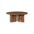 thumbnail image 4 of New Pacific Direct Petrilio KD Round Coffee Table in Hazelnut Brown, 4 of 8