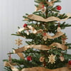 Christmas Garland For Christmas Tree Garland Wreaths And Garlands Christmas Decorations, Tinsel Garland, County Rustic Christmas Decor Burlap Garland - 12 Feet Long