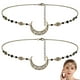 thumbnail image 1 of 2 piezas de cadenas para la cabeza bohemias con colgante de luna hueca, tocados decorativos de cristal, accesorios para el cabello para mujeres y niñas., 1 of 5