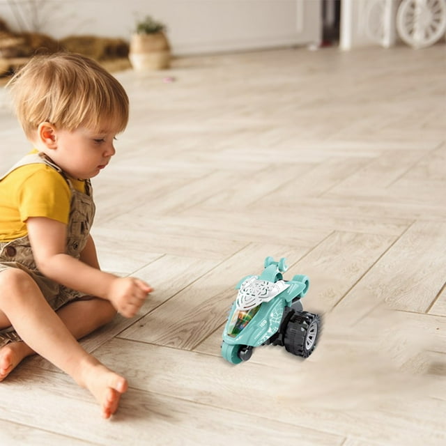 Dvkptbk Voitures Télécommandées Jouet Voiture Cascade pour Enfants Modèle de Voiture Rotatif