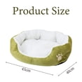 thumbnail image 5 of Comfortable Pet Bed With Ultra Soft Cuddler, High Side Walls For Resting Head And Protects Fur Nose From Drafts, Suitable For Small And Medium-Sized Pets, 45 * 40 * 11Cm, 5 of 5