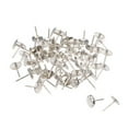 thumbnail image 2 of Uxcell 7/16-Inch Head Dia Round Push Pins Silver Tone Upholstery Nails Tacks 60 Pack, 2 of 5
