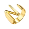 thumbnail image 1 of Fiudx Joyería de Moda para Mujer con 26 Letras Abiertas., 1 of 2