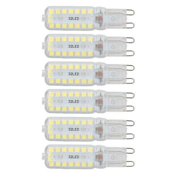 Base Light Bulb,6pcs G9 LED Bulbs LED Bulbs LED Landscape Bulbs Multi-Functional