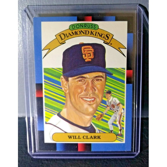 1988 Will Clark Donruss Diamond Kings #21 Baseball Card