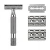Bevel Single Blade Safety Razor for Skin Level Shaving, Brass Weighted ...