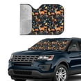 thumbnail image 2 of Yiaed Forest Elf Print Car Windshield Sunshade Front Auto Car Front Window Sun Shade Foldable Sun Visor Shield Cover Auto Accessories for Sedan SUV Truck-Small, 2 of 5