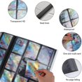 thumbnail image 4 of Baohd Collectible Card Binder Album 360 Card Holder 9 Pockets Trading Card Binder Album Large-capacity Card Binder Notebook for Birthdays Christmas and Parties Green, 4 of 8