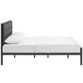 thumbnail image 7 of Modway Millie King Fabric Panel Metal Bed in Brown and Gray, 7 of 7