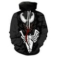thumbnail image 4 of Sudadera con capucha holgada con estampado 3D de la serie Marvel Super Hero Venom para hombre, suéter deportivo para viajes al aire libre, sudadera informal de moda para hombre, 4 of 5