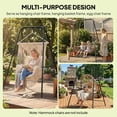 thumbnail image 4 of Outsunny Hanging Hammock Stand for Porch Swing Chair (Only Construction), 4 of 10