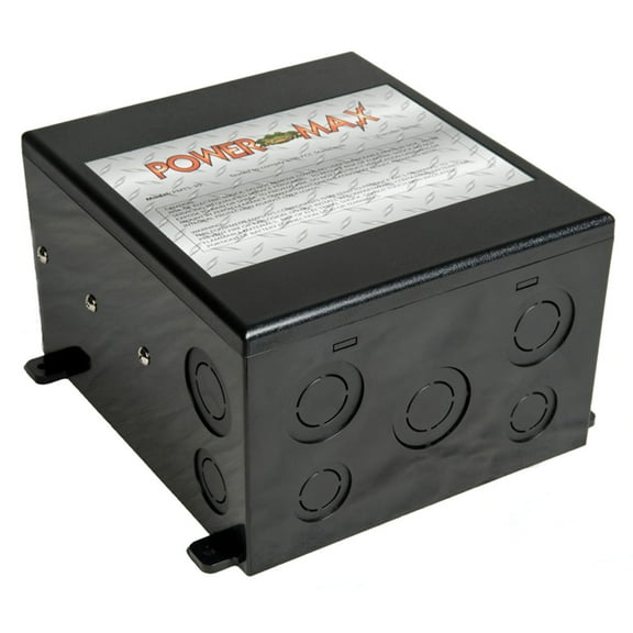 Powermax PMTS-50LK, 50A 110V Black Automatic Transfer Electrical Switch