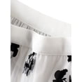 thumbnail image 5 of Women Tutu Tulle Skirts Elastic High Waist Floral Print Mesh Overlay Layered A Line Midi Skirt, 5 of 7