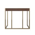 thumbnail image 4 of Twin Star Home Haymarket Gold Trim Modern Design Writing Desk w/ USB, 4 of 11