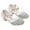 Silver, variant on XXWXYD Girls Low Heeled Dress Shoes Rhinestone Bows Low Heel Princess Flower Wedding Party Back to School Pump Shoes for Toddler Little Kid(5-5.5Years,Male)