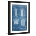 thumbnail image 2 of "Battery 1898 Blueprint" Framed Painting Print, 2 of 4