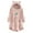 B-Pink, variant on Fjofpr Fleece Pullover Women Plus Size Winter Coats for Women Long Length Thick Christmas Clothes Women Woman's Casual Christmas Printing Buttons Long Sleeved Hooded Coat Top