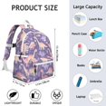 thumbnail image 6 of Cute Dinosaur Pattern Backpack for School,Cute School Bag,Schoolbag with Adjustable Shoulder Straps & Padded Back,13.4"x11"x4.7", 6 of 6