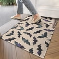 thumbnail image 4 of Happy Halloween Door Mat Decorations Pumpkin Skull Bat Spider Doormat Retro Outdoor Inside Floor Rugs Crystal Velvet 30x17 Inches, 4 of 7