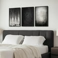 thumbnail image 3 of Framed Black and White Abstract Wall Art, 3 Piece Canvas Prints Paintings Artwork for Walls, Modern Minimalist Gold Beige Block Pictures for Living Room Hallway Office Wall Decor 16x24 Inch, 3 of 6
