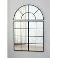 thumbnail image 2 of A&B Home Large Arched Mirror, Window Pane Mirror Wall Decor, 30" x 45", 2 of 4