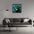 thumbnail image 3 of Stephen Chambers 20x20 Black Modern Wood Framed Wall Art Titled - Lady Liberty 1, 3 of 6