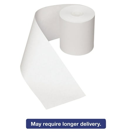 Royal Paper Register Roll, 3 in x 150 ft, White Bond, 1 Ply, 30/Carton