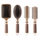 thumbnail image 1 of Juego de 4 cepillos para el cabello, cepillo de paleta de madera de bambú Natural y cepillos de viaje, para mujeres, hombres y niños, con caja de regalo de, 1 of 5
