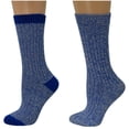 thumbnail image 2 of Sierra Socks Women's Cotton Outdoor Hiking Socks , Trail Running, and Casual Wear, Durable and Comfortable Socks, 2 Pair Pack, 2 of 11