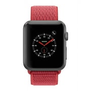 Apple Watch Series 2 - 38mm, WiFi - Space Gray with Red Sport Loop - Scratch & Dent