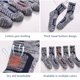 thumbnail image 3 of Calcetines de invierno más gruesos de esquí termal para los hombres las mujeres respirables corriendo calcetines de ciclismo deportes de escalada de senderismo 5 pares qarigey OD013844-00, 3 of 6