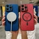 thumbnail image 5 of Luxury Magsafe Wireless Leather Case For iPhone 15 Pro Max 14 Plus 13 Pro 12 11 XR XS X Phone Protective Back Cover Case, 5 of 5