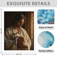 thumbnail image 3 of Diamond Art Kits for Adults - 5d Compassionate Man Embracing Lamb Diamond Painting for Adults, Diamond Art for Adults Beginners, Diamond Painting Kits for Adults for Home Wall Decor, 3 of 7
