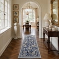 thumbnail image 3 of GENIMO 2'x3' Area Rug, Washable Non Slip Soft Animal Print Indoor Door Mat for Entryway Kitchen Laundry Room, Dusty Navy, 3 of 6