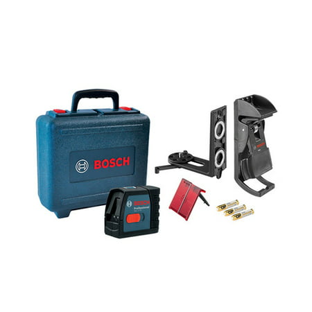 Bosch Professional Self Leveling Compact Cross Line Laser Level Kit