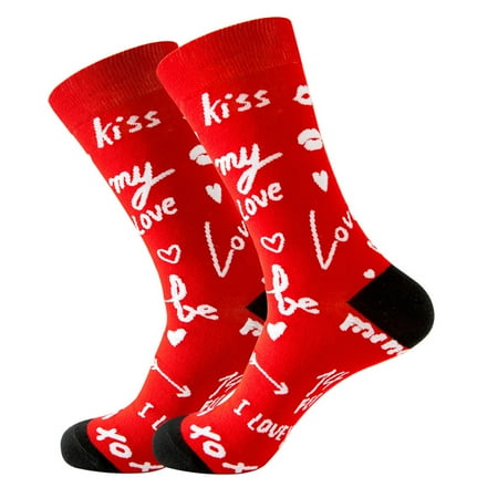 

Heiheiup Men And Women Geometric Food Diamond Printing Medium Stockings Tidy Stockings Street British Socks Ruffle Socks