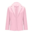 thumbnail image 5 of Deals of Today,Abomasnow Womens Slim Fit Long Sleeve Blazers Casual Open Front Lapel Work Office Blazer Jacket with Decorative Pockets on Clearance, 5 of 7
