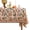 Anthea, variant on French Linen Square Tablecloth,Orange Floral Pattern Wrinkle Resistant and Soft Table Cloth,Decorative Table Cover for Kitchen,Dining,Thanksgiving,Tea Party,Christmas,67"*67"-Milch