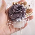 thumbnail image 2 of CSChome Wrist Flower For Wedding Faux Pearl Wrist Flower Adjustable Stunning Wedding Accessory Fade less Beautiful Wrist Flower Wedding Supply (Set of 1), 2 of 7
