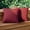 Dark Red, variant on Nvzi 2-piece set 18 × 18 inch deep red square decorative pillowcase, silky soft plush pillowcase for sofa, comfortable cushion cover for living room and bedroom