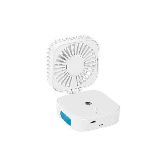 Naiovety Humidificador de aire acondicionado recargable USB de verano con ventilador plegable de mano con luz de noche LED colorida Escalada No. 4 Naiovety OD016612-04