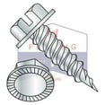 thumbnail image 2 of 8-15 x 3/4" Self-Piercing Screws | Slotted Serrated Hex Washer | (1/4" AF) | Fully Threaded | Steel | Zinc Plated (Quantity: 8000), 2 of 3