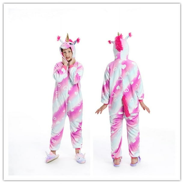 Pijamas siameses de animales de león, zorro y pegaso, de franela de invierno con dibujos animados para hombres y mujeres, pijamas para padres e hijos