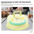 thumbnail image 7 of KONTONTY Portable Cake Carrier Green 2Pcs 9.8x9.8x5.1in, 7 of 7