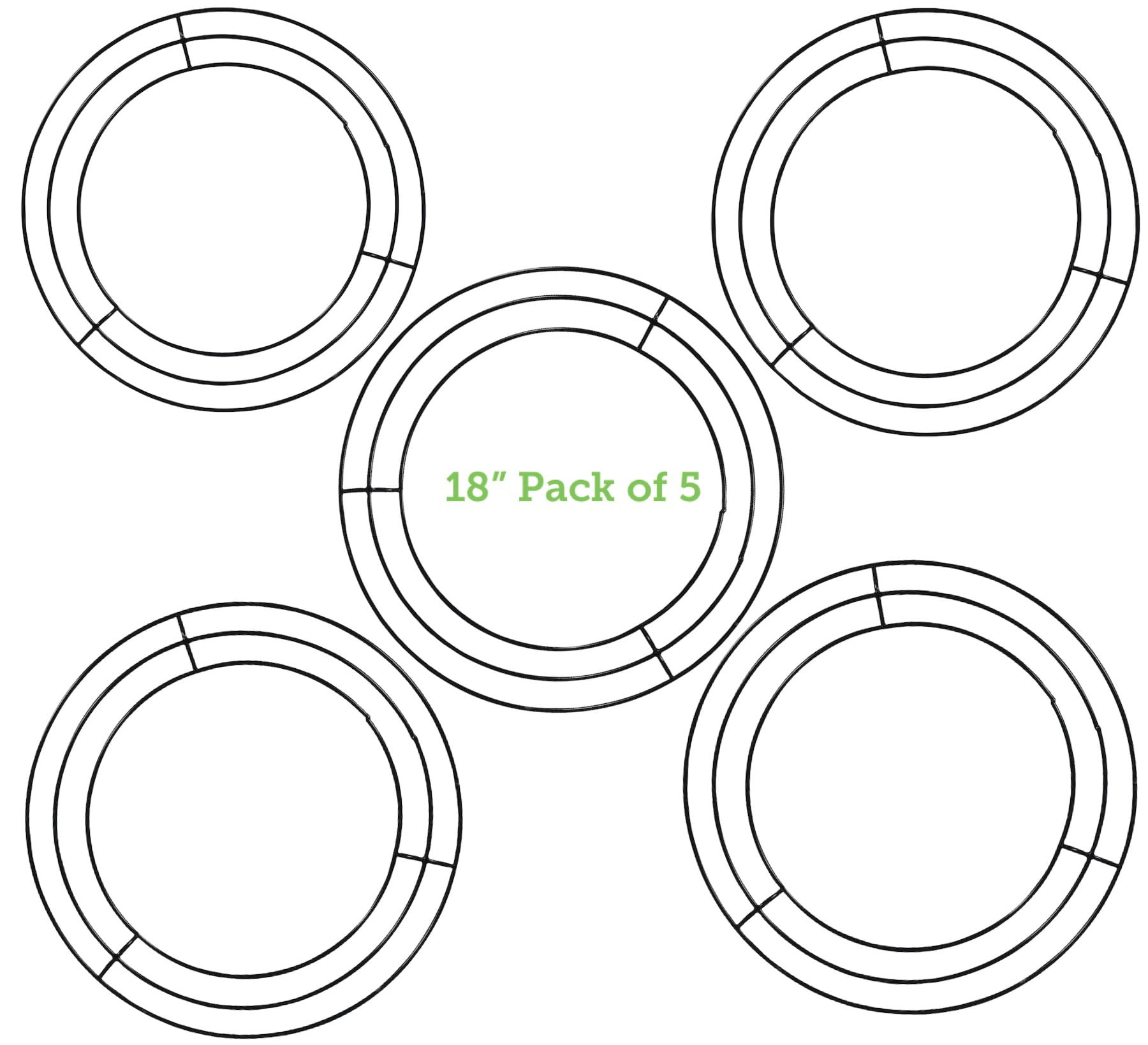 10 Pack: 18 Wire Wreath Frame by Ashland®