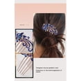 thumbnail image 2 of Peineta para el pelo de boda, accesorios para el cabello de novia con diamantes de imitación para novia y damas de honor, pieza para el pelo de boda, 2 of 5