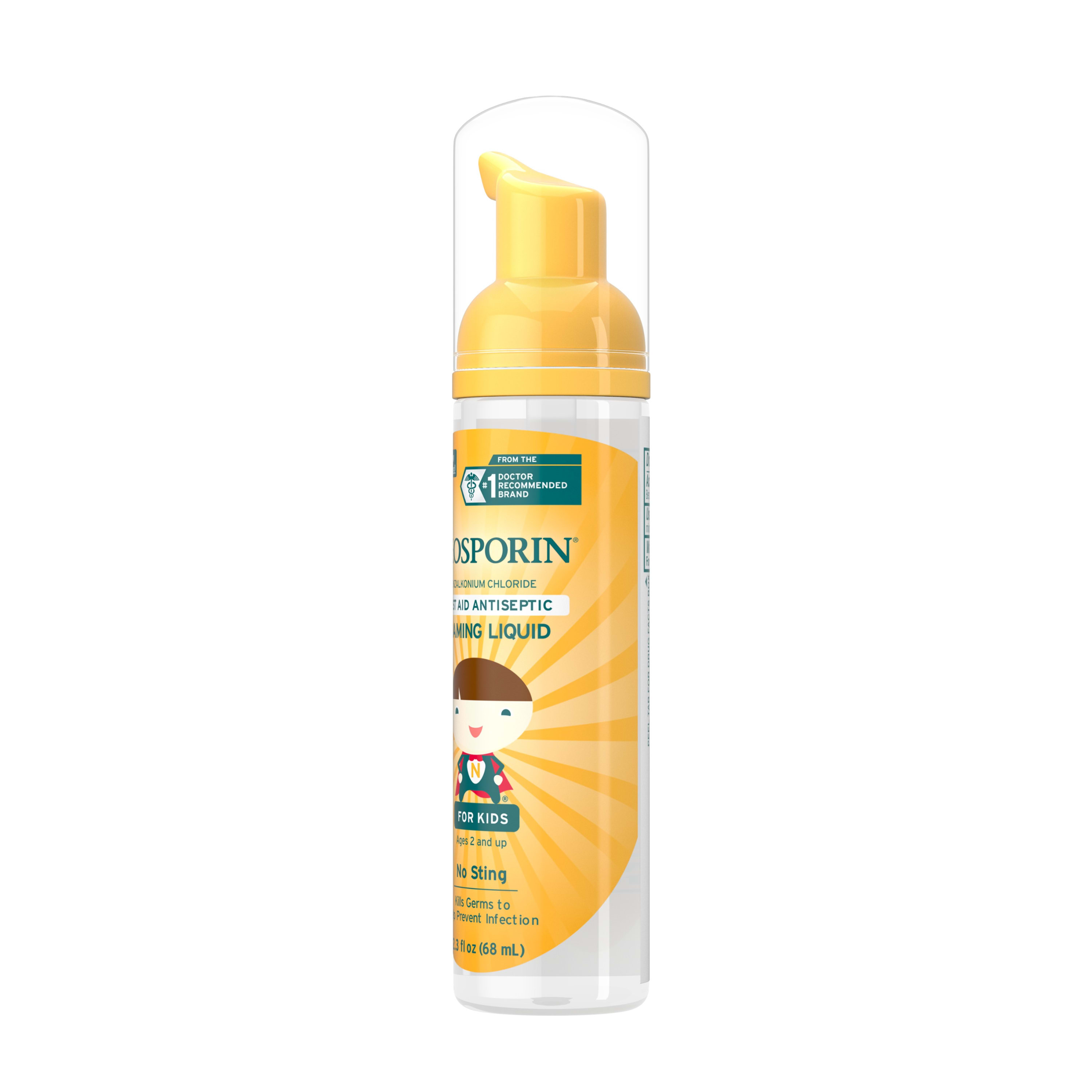 Neosporin Wound Cleanser For Kids To Help Kill Bacteria, 2.3 Oz - image 7 of 9