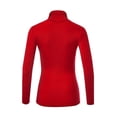 thumbnail image 3 of Women Soft Long sleeve Lightweight Turtleneck Top, 3 of 5
