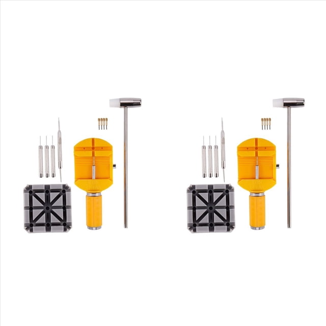 22 Piezas/ Kit Herramienta de Reparacion Removedor de Enlace de Pulsera y Banda de Reloj de Metal Herramienta Removedor de Cinturon Banda de Reloj de Reparacion Accesorios de Reloj
