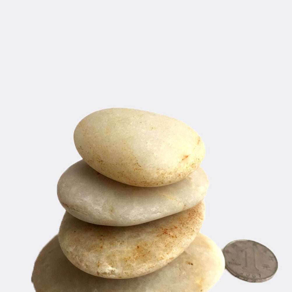 WHAMVOX  10 PCS Stones for Painting Drawing Painted Craft Rocks Decorative Child
